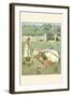 Pigs are Fed in their Trough-Randolph Caldecott-Framed Art Print