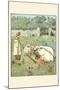 Pigs are Fed in their Trough-Randolph Caldecott-Mounted Art Print