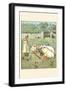 Pigs are Fed in their Trough-Randolph Caldecott-Framed Art Print