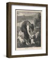 Pigs' Bathday-null-Framed Art Print