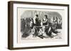 Pigs Dealers Petersburg. According to the Sketch of M. De Henriet. 1855.-null-Framed Giclee Print