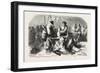 Pigs Dealers Petersburg. According to the Sketch of M. De Henriet. 1855.-null-Framed Giclee Print