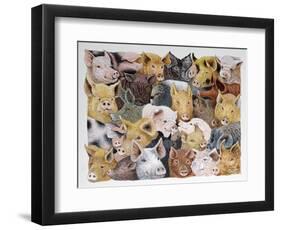 Pigs Galore-Pat Scott-Framed Giclee Print