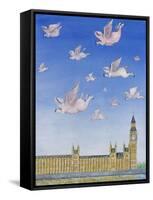 Pigs Might Fly-Rebecca Campbell-Framed Stretched Canvas