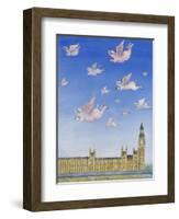 Pigs Might Fly-Rebecca Campbell-Framed Giclee Print