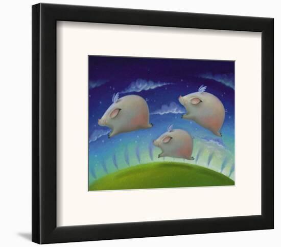 Pigs Will Fly-Rob Scotton-Framed Art Print