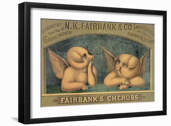 Pigs with Wings, C.1890-null-Framed Giclee Print