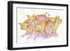 Pigs-Bill Bell-Framed Giclee Print