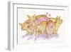 Pigs-Bill Bell-Framed Giclee Print