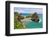 Piha Beach Auckland Newzealand-null-Framed Art Print