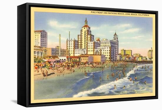 Pike Front, Long Beach, California-null-Framed Stretched Canvas