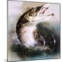 Pike Leaping-English School-Mounted Giclee Print