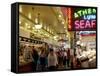 Pike Market, Seattle, Washington State, United States of America, North America-De Mann Jean-Pierre-Framed Stretched Canvas