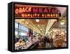 Pike Market, Seattle, Washington State, United States of America, North America-De Mann Jean-Pierre-Framed Stretched Canvas