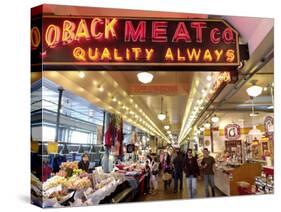 Pike Market, Seattle, Washington State, United States of America, North America-De Mann Jean-Pierre-Stretched Canvas