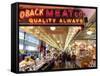 Pike Market, Seattle, Washington State, United States of America, North America-De Mann Jean-Pierre-Framed Stretched Canvas