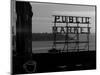 Pike Place Market and Puget Sound, Seattle, Washington State-Aaron McCoy-Mounted Photographic Print