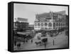 Pike Place Market Photograph - Seattle, WA-Lantern Press-Framed Stretched Canvas