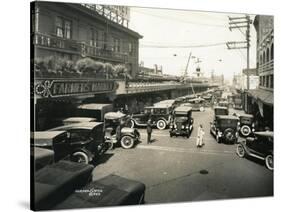 Pike Place Market, Seattle, 1924-Asahel Curtis-Stretched Canvas