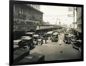 Pike Place Market, Seattle, 1924-Asahel Curtis-Framed Giclee Print