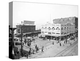 Pike Place Market, Seattle, WA, 1912-Asahel Curtis-Stretched Canvas