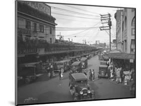 Pike Place Market, Seattle, WA, 1931-Ashael Curtis-Mounted Giclee Print