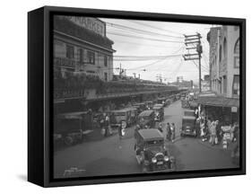 Pike Place Market, Seattle, WA, 1931-Ashael Curtis-Framed Stretched Canvas