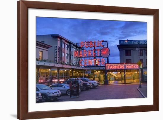 Pike Place Market, Seattle, Washington State, United States of America, North America-Richard Cummins-Framed Photographic Print