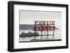 Pike Place Market Sign.-Jon Hicks-Framed Photographic Print