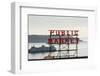 Pike Place Market Sign.-Jon Hicks-Framed Photographic Print