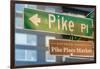 Pike Place Market Sign-Steve Gadomski-Framed Photographic Print