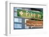 Pike Place Market Sign-Steve Gadomski-Framed Photographic Print