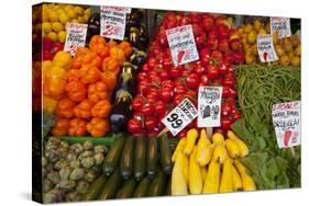 Pike Place Market Signs, Seattle, Washington, USA-Jamie & Judy Wild-Stretched Canvas