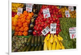 Pike Place Market Signs, Seattle, Washington, USA-Jamie & Judy Wild-Framed Photographic Print