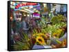 Pike Place Market.-Jon Hicks-Framed Stretched Canvas