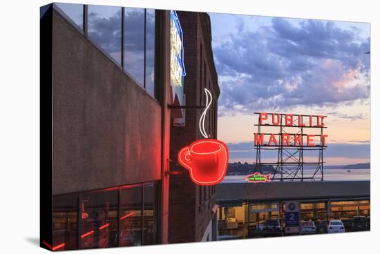 Pike Place Public Market Center, Seattle, Wa, USA-Stuart Westmorland-Stretched Canvas