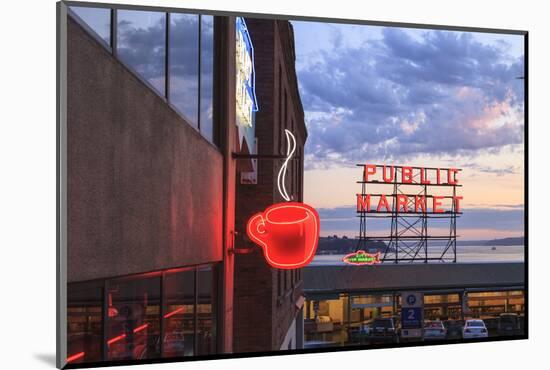 Pike Place Public Market Center, Seattle, Wa, USA-Stuart Westmorland-Mounted Photographic Print