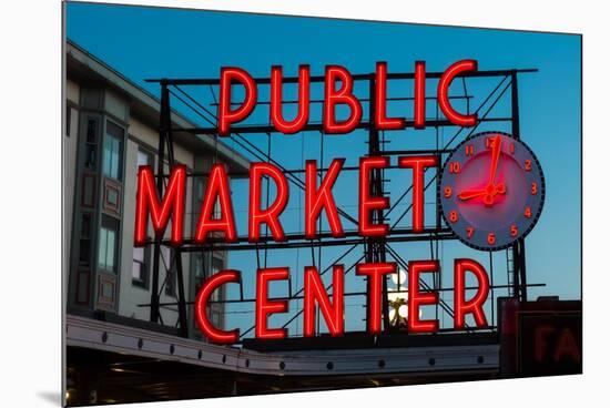 Pike Place Public Market Seattle-Steve Gadomski-Mounted Photographic Print