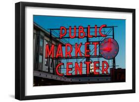 Pike Place Public Market Seattle-Steve Gadomski-Framed Photographic Print