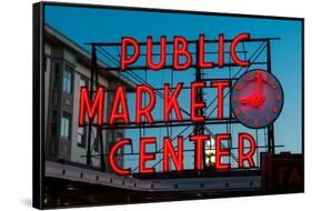 Pike Place Public Market Seattle-Steve Gadomski-Framed Stretched Canvas