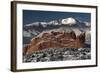 Pike's Peak and the Gardern of the Gods-bcoulter-Framed Photographic Print