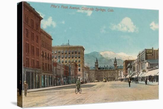 Pike's Peak Avenue, Colorado Springs, Colorado-null-Stretched Canvas