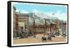 Pike's Peak, Colorado Springs, Colorado-null-Framed Stretched Canvas