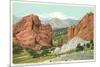 Pike's Peak, Colorado-null-Mounted Art Print