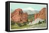 Pike's Peak, Colorado-null-Framed Stretched Canvas