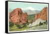 Pike's Peak, Colorado-null-Framed Stretched Canvas