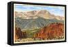 Pike's Peak, Colorado-null-Framed Stretched Canvas