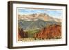 Pike's Peak, Colorado-null-Framed Art Print