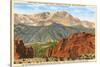 Pike's Peak, Colorado-null-Stretched Canvas