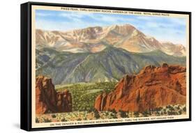 Pike's Peak, Colorado-null-Framed Stretched Canvas